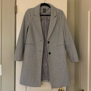 Primark Grey Peacoat Jacket